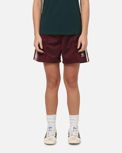 Adidas Women's Firebird Shorts Maroon/Cream