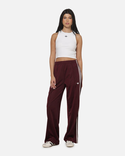 Adidas Women's Firebird Trackpants Maroon/Cream