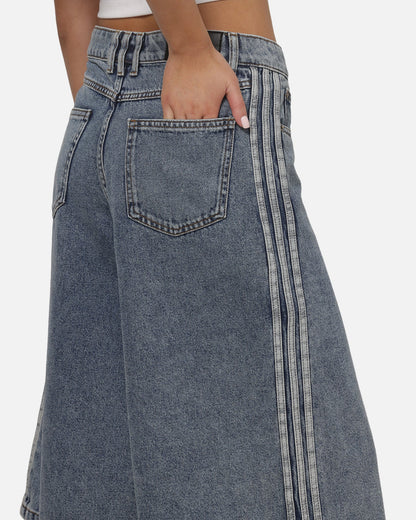Adidas Women's Jorts Worn Blue