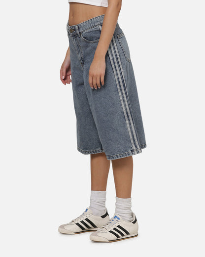 Adidas Women's Jorts Worn Blue