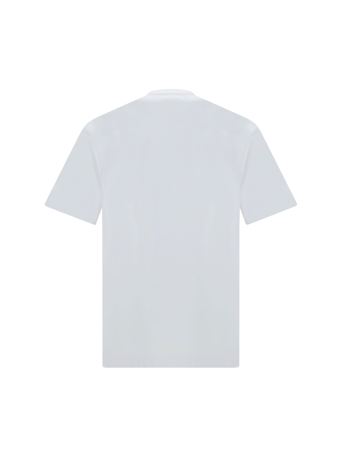 Fendi Logo-Embroidered Cotton T-Shirt — White
