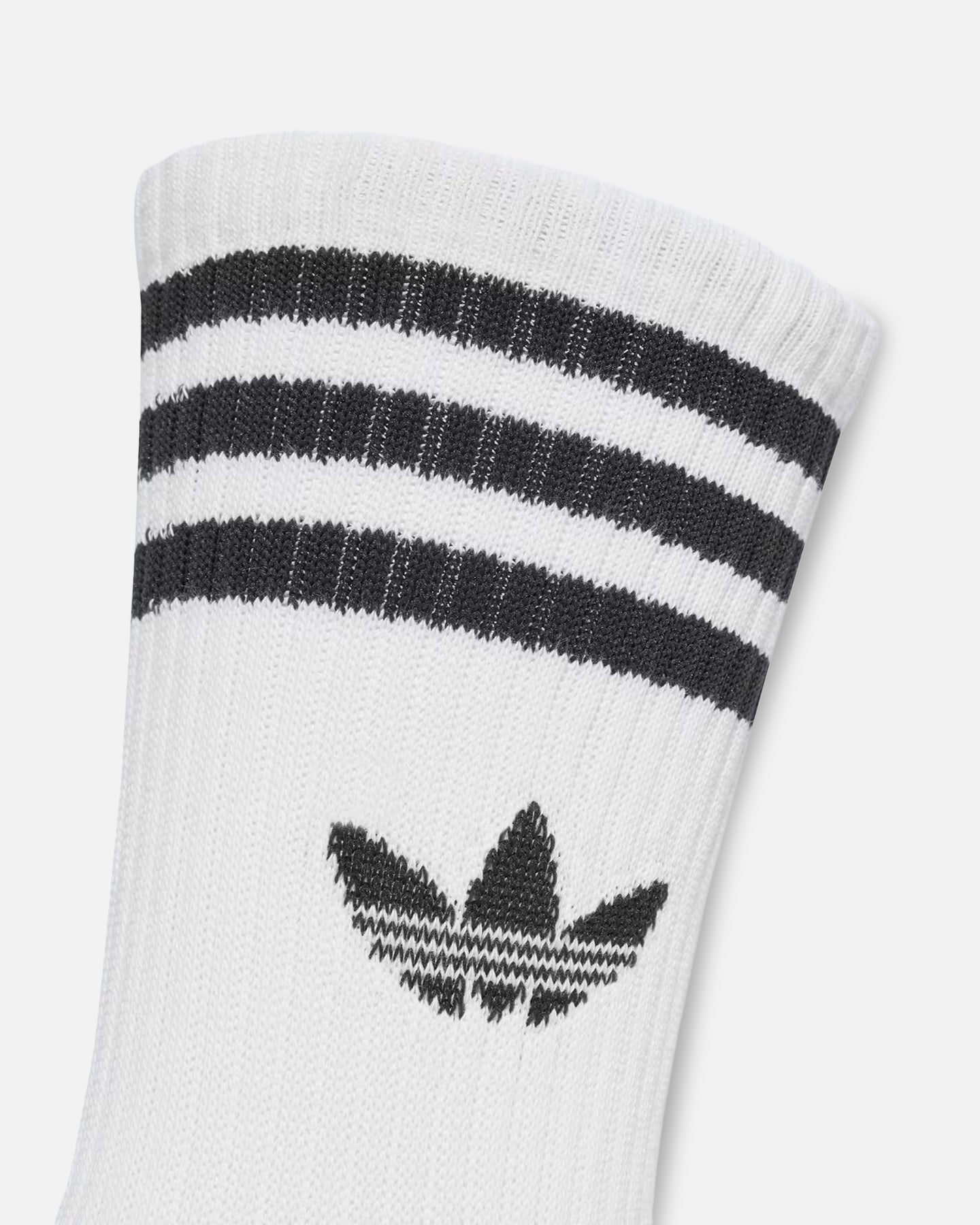Adidas 3-Stripes Crew Socks 3 Pack White/Black