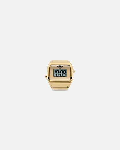 Adidas Digital Two Ring Watch Gold