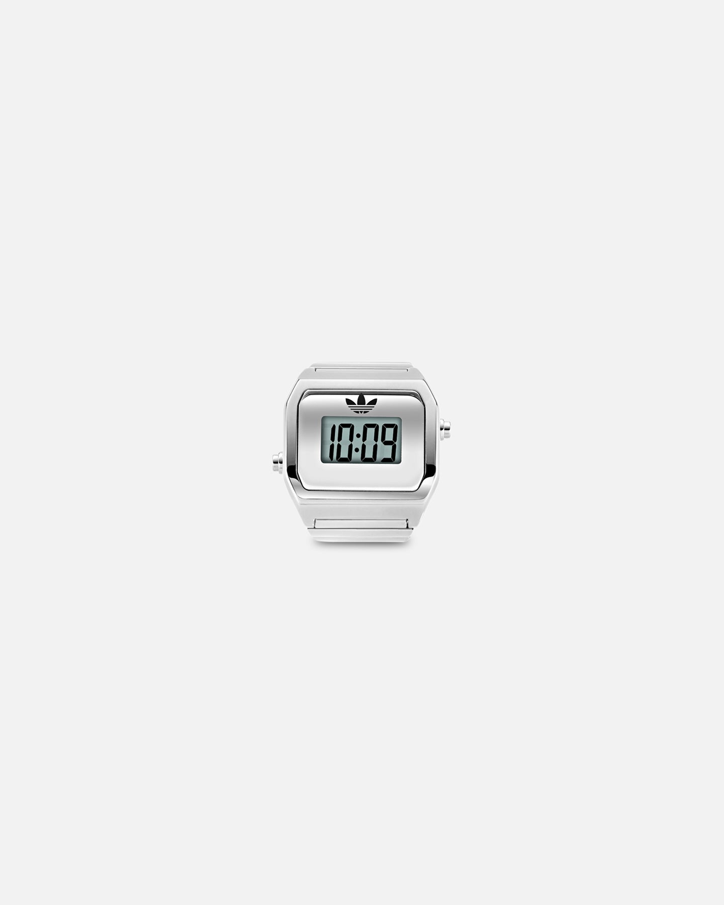 Adidas Digital Two Ring Watch Silver