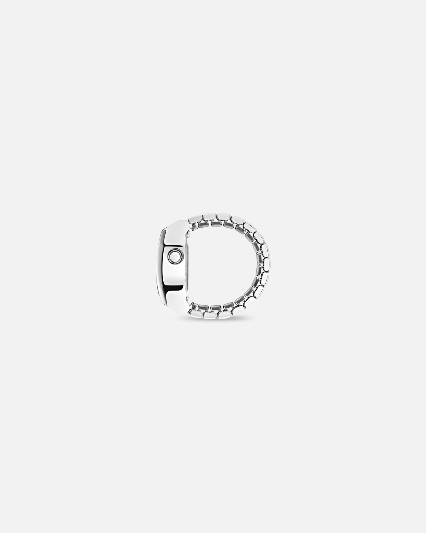 Adidas Digital Two Ring Watch Silver