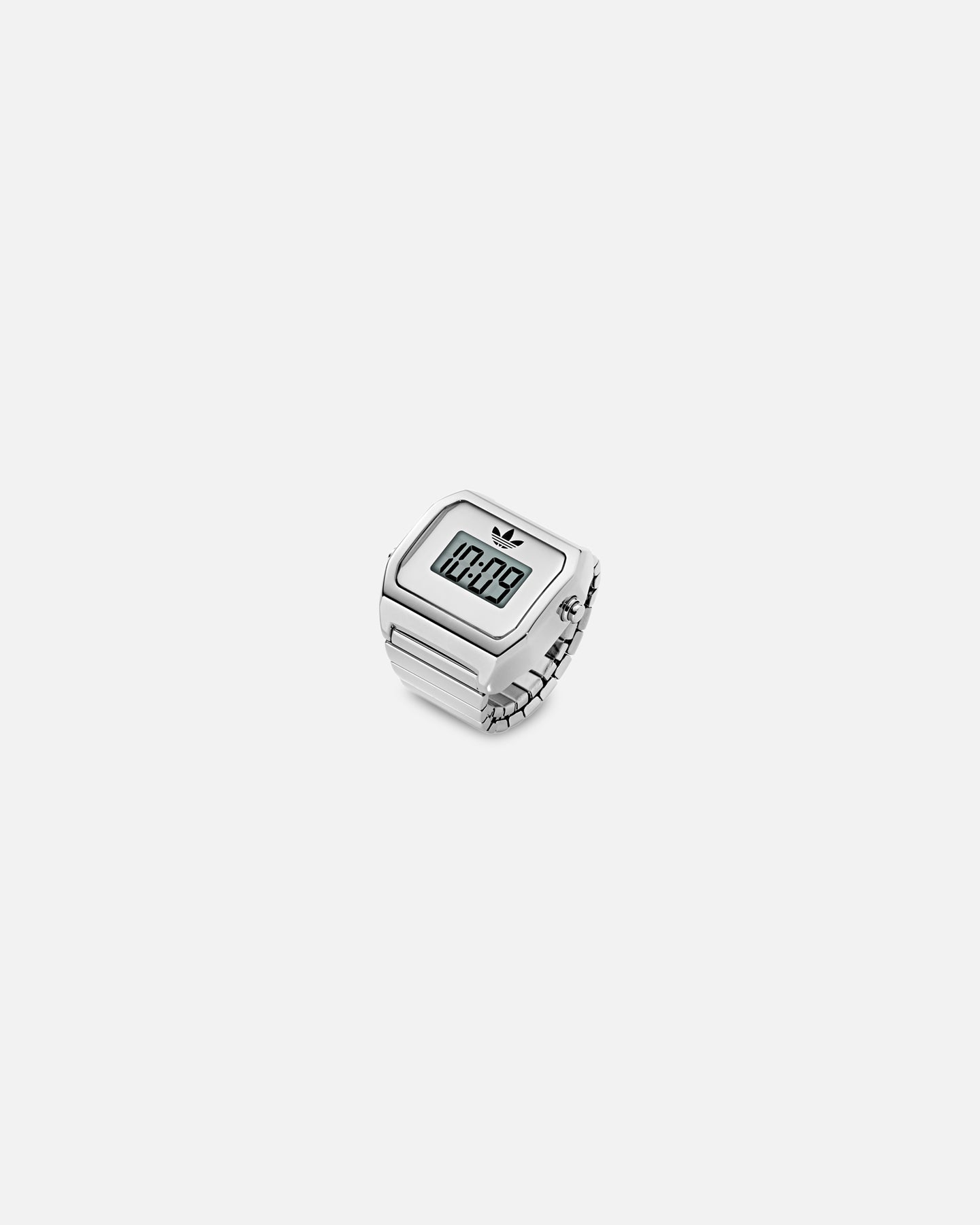 Adidas Digital Two Ring Watch Silver