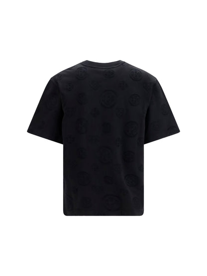 Casablanca All-Over Monogram T-Shirt — Black