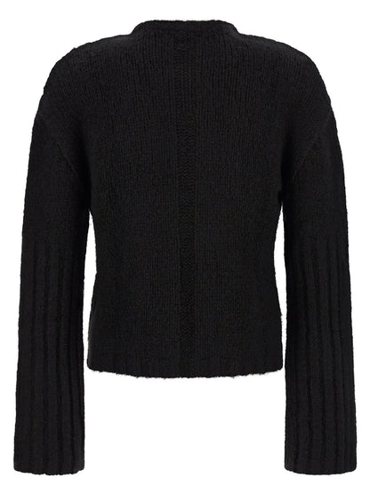 Rick Owens Cashmere and Silk Sweater — Black