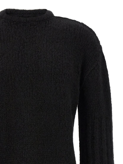 Rick Owens Cashmere and Silk Sweater — Black