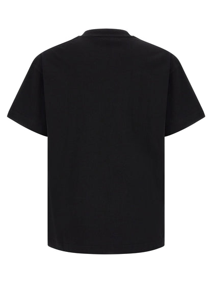 Palm Angels Logo-Embroidered Cotton T-Shirt — Black