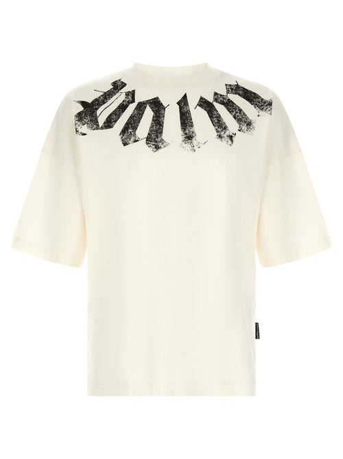 Palm Angels Logo-Print Cotton T-shirt — White