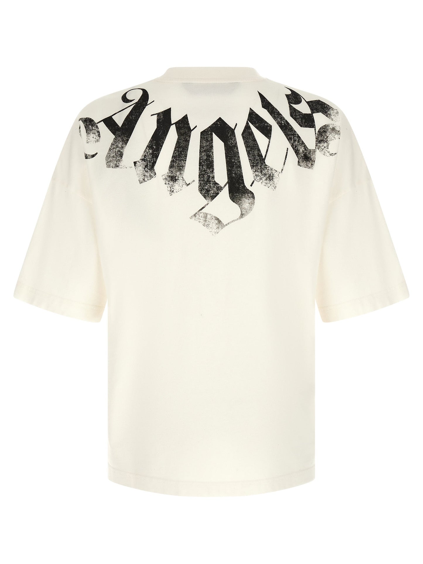 Palm Angels Logo-Print Cotton T-shirt — White