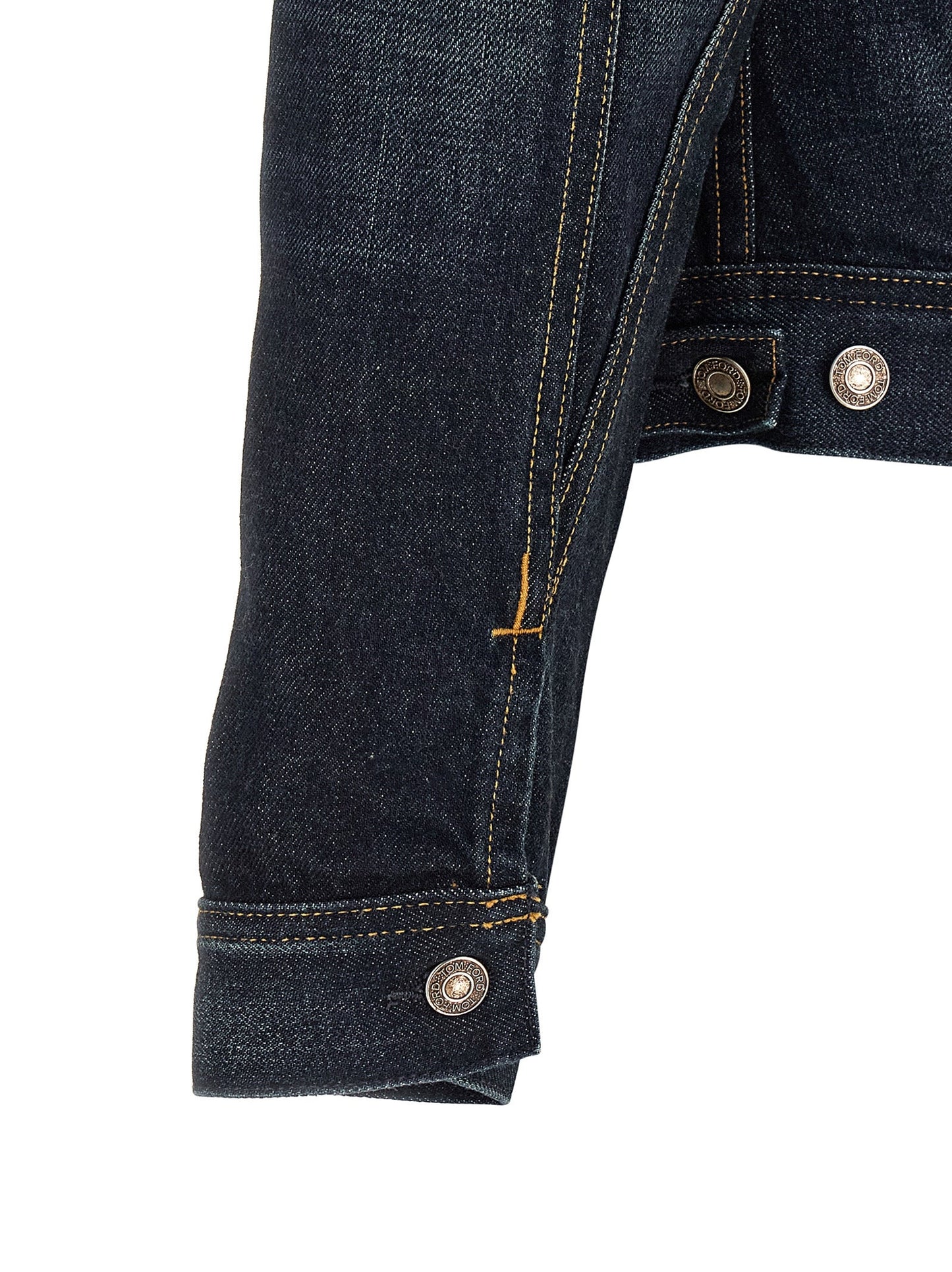 Tom Ford Selvedge Icon Jacket — Blue