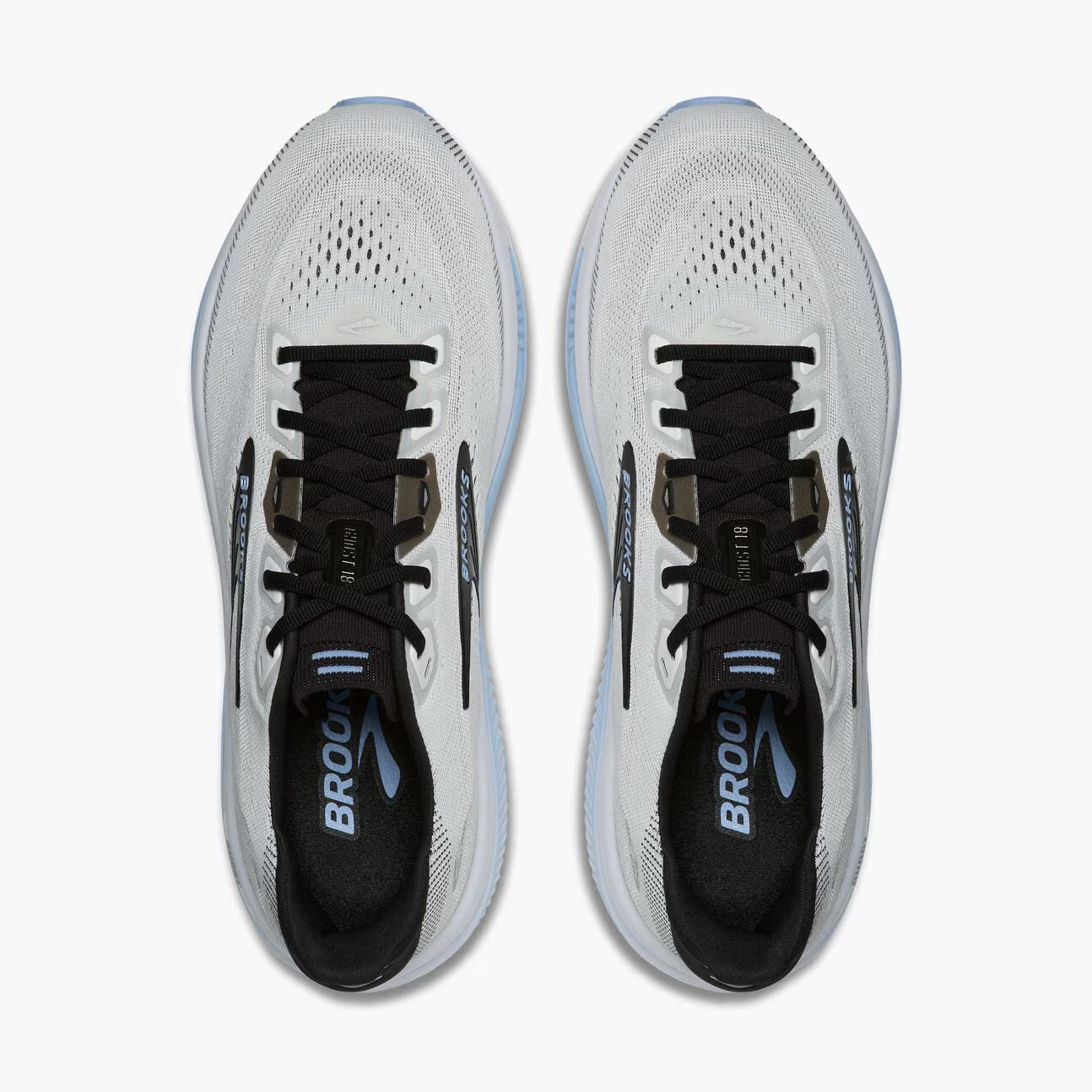 Brooks Ghost 18 Men's Wide - White/Black/Open Air