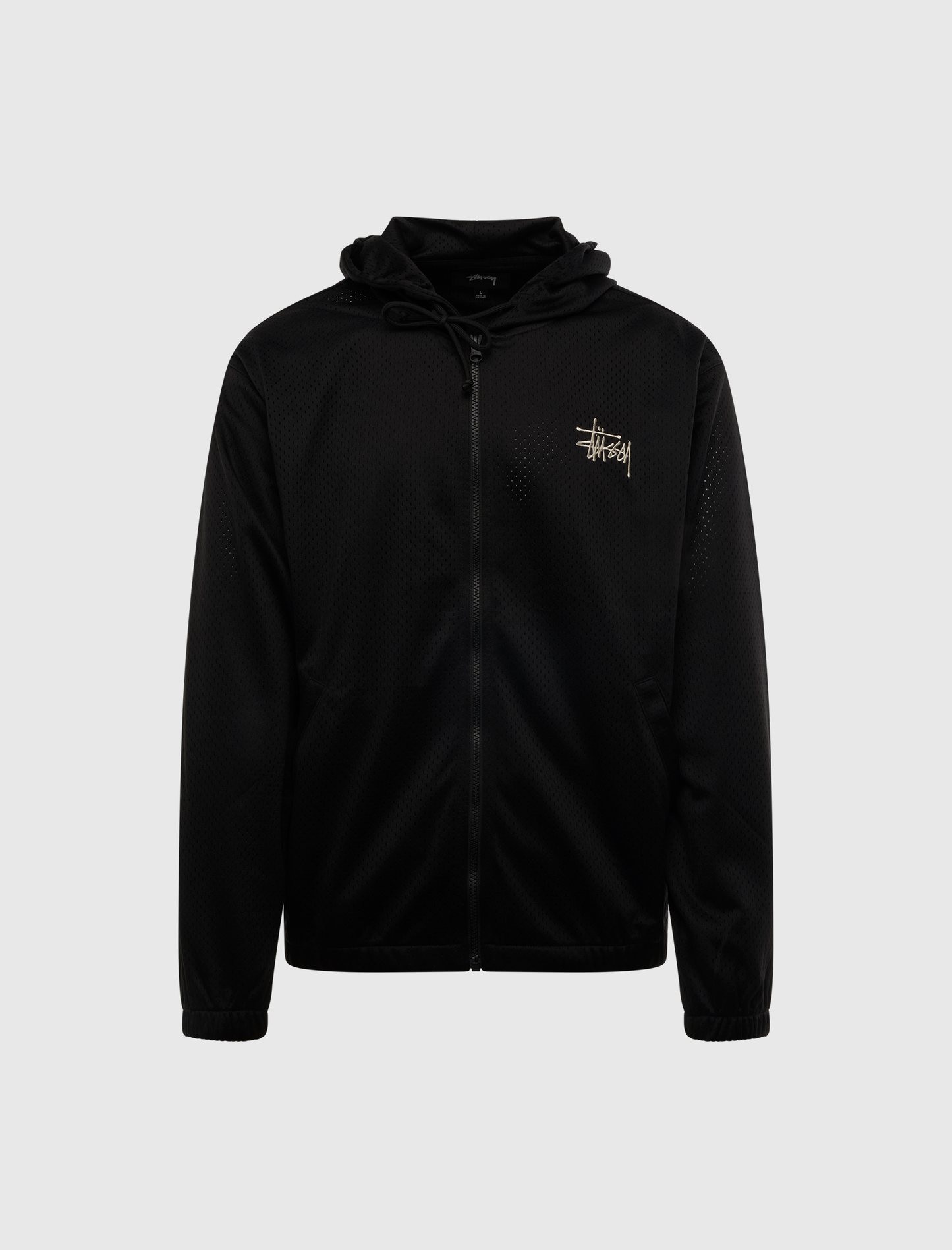 ATHLETIC MESH ZIP HOODIE