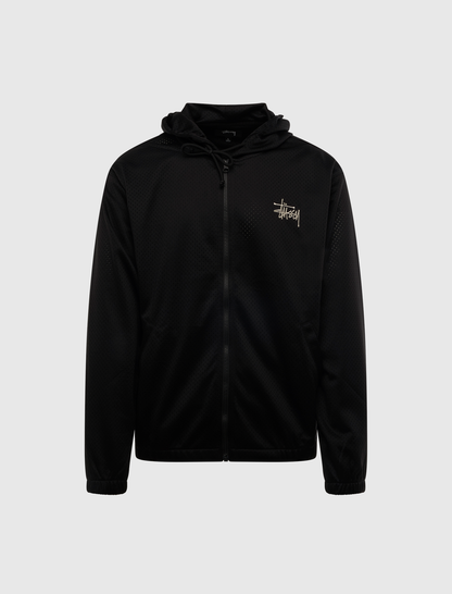 ATHLETIC MESH ZIP HOODIE