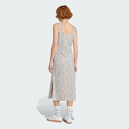 Women's adidas adidas Originals x Liberty London Bodycon 3-Stripes Maxi Dress