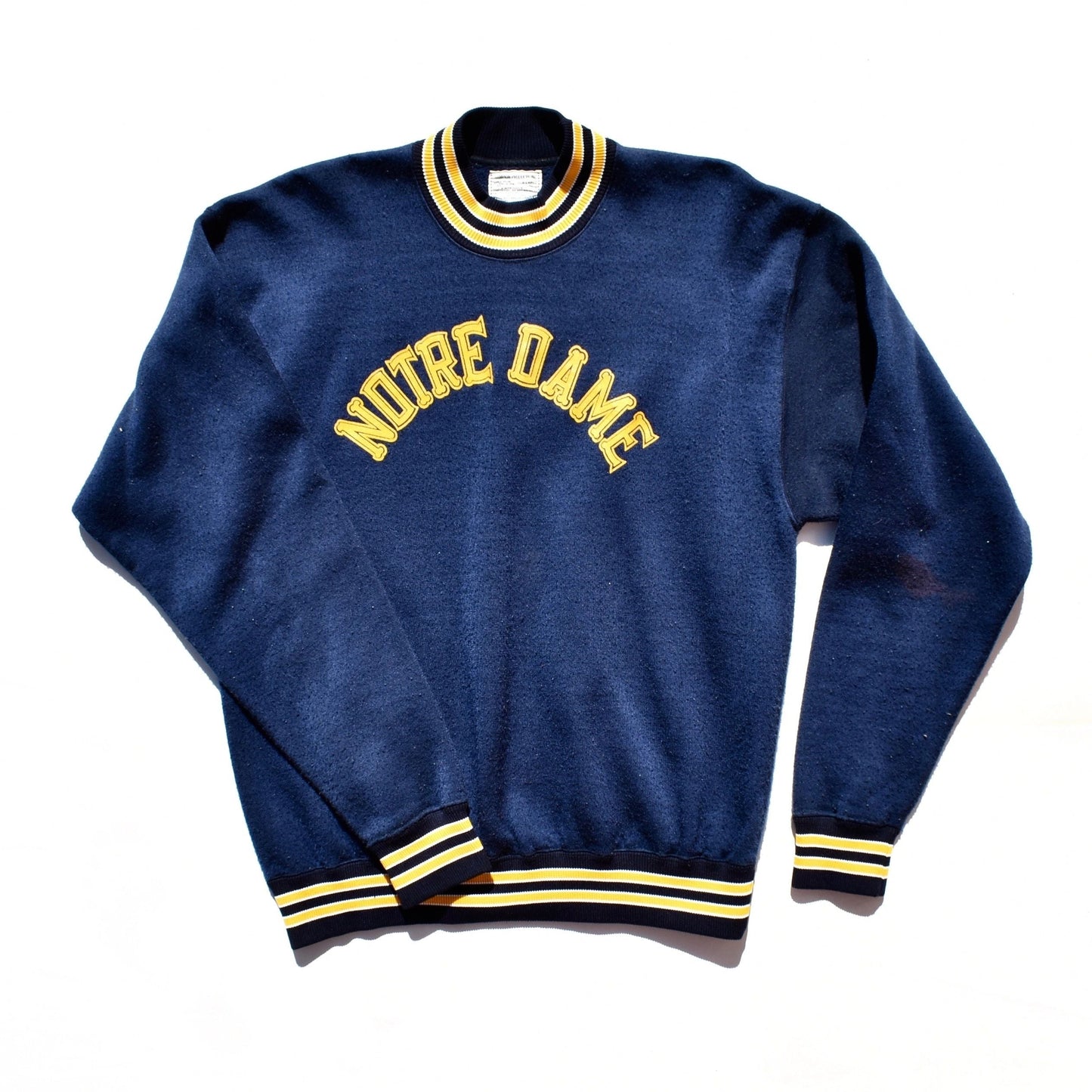 Champion Notre Dame Ara Parseghian late 1960's Nylon Sweatshirt XL