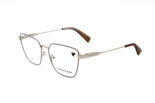 Preloved - Longchamp LO2164715 Metal Square-Frame Eyeglasses — Gold
