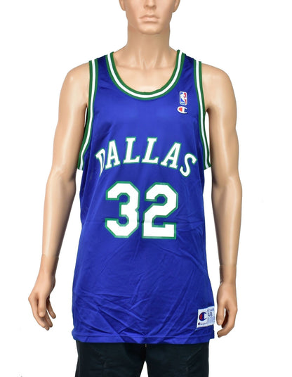 Jamal Mashburn Dallas Mavericks Champion Jersey Size 48