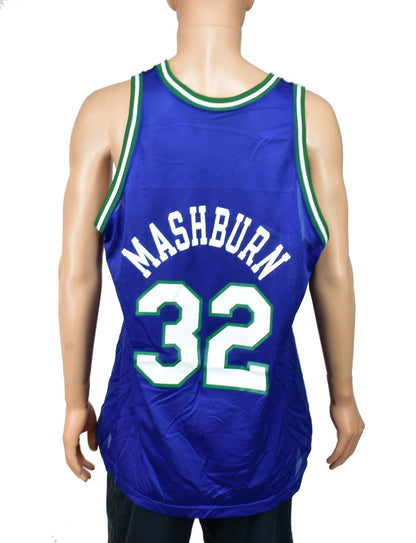 Jamal Mashburn Dallas Mavericks Champion Jersey Size 48