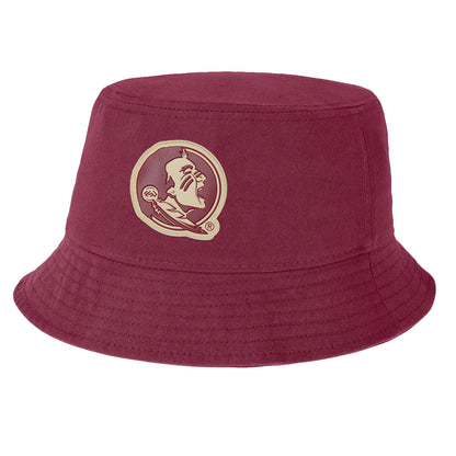 Nike Seminole Logo/Florida State Apex Bucket Hat - Garnet