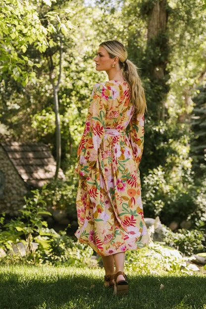 Celine Floral Wrap Dress - FINAL SALE