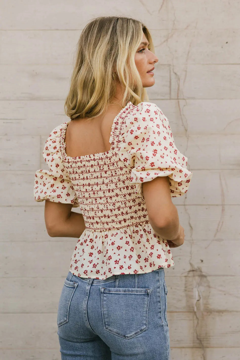 Gretta Smocked Blouse - FINAL SALE