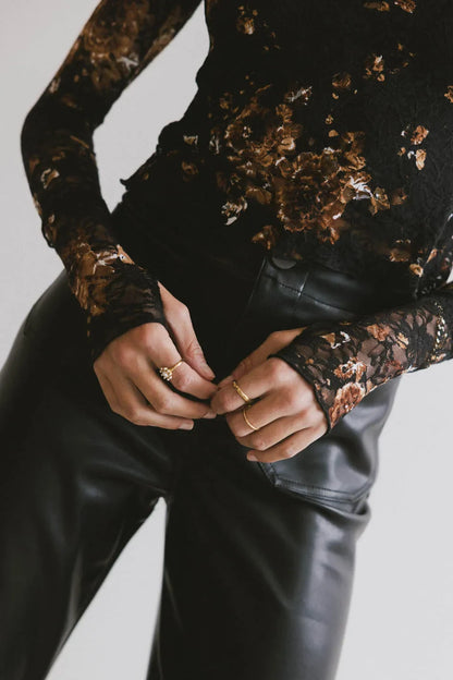 Davina Floral Lace Top - FINAL SALE