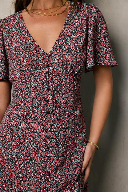 Anne Floral Mini Dress - FINAL SALE
