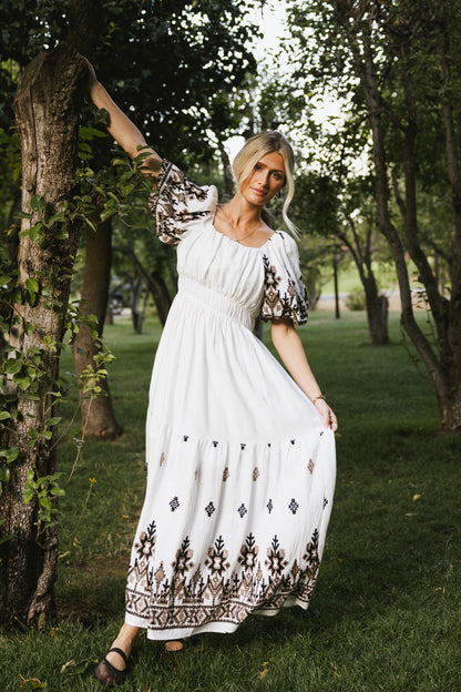 Alder Embroidered Maxi Dress - FINAL SALE