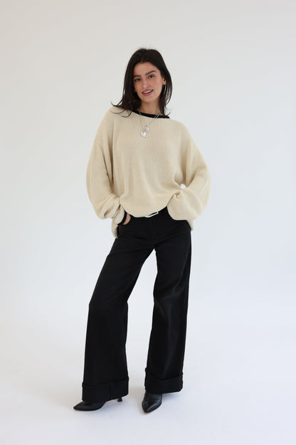 Fran Sweater in Oatmeal