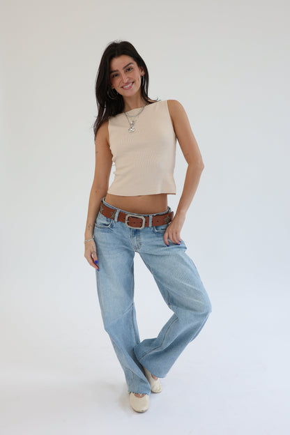 Clarke Tank in Cream