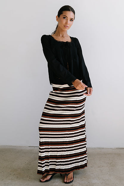 Anne Striped Maxi Skirt - test product