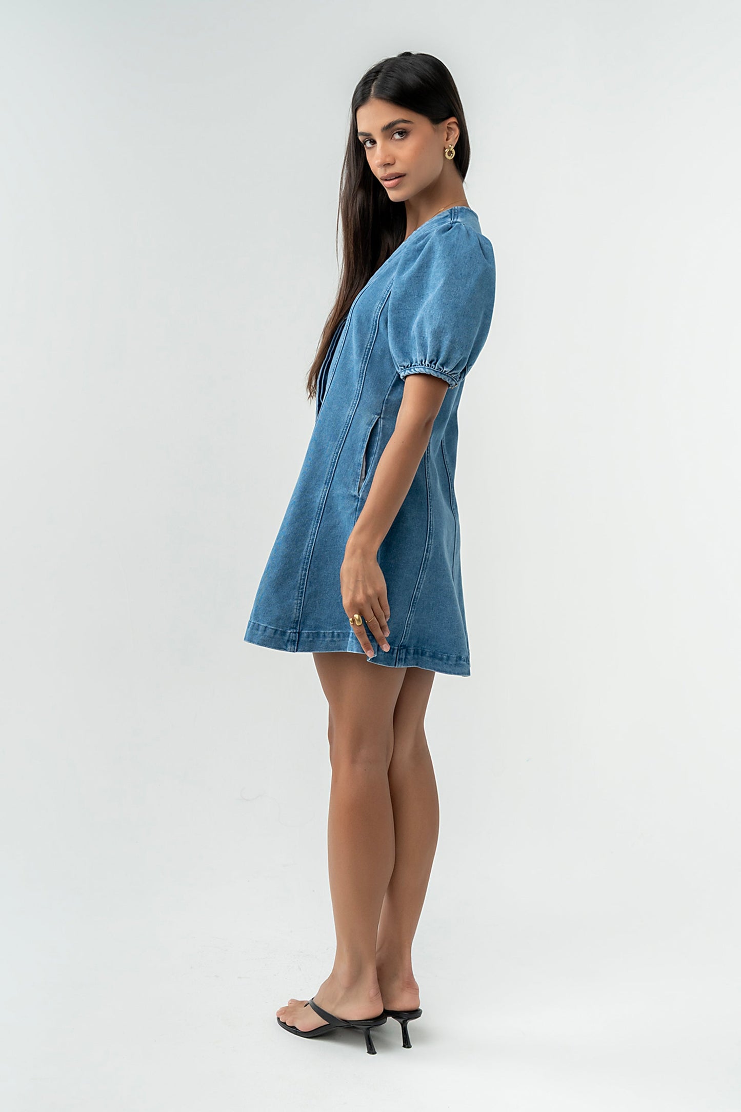 Correy Denim Mini Dress