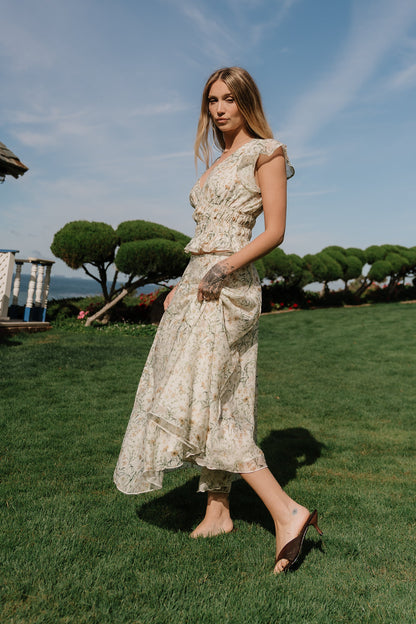Carlie Floral Midi Skirt