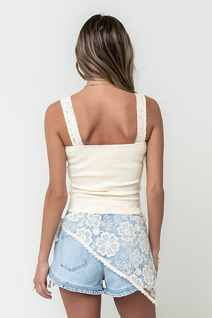 Brittany Embroidered Wrap Skirt