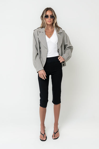 Abby Cropped Trench Coat