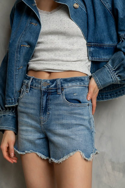 Brynlee Asymmetrical Shorts
