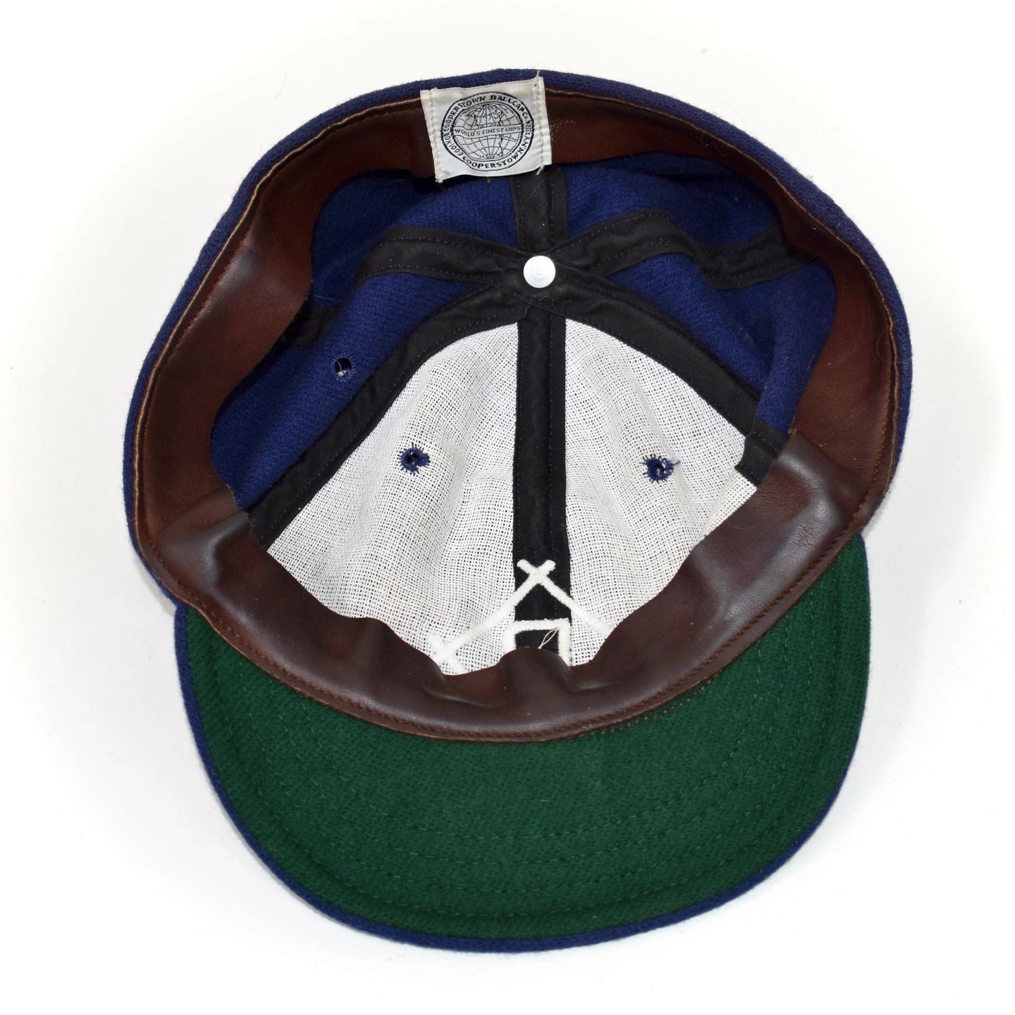Brooklyn Dodgers Short Brim Leather Lined Hat