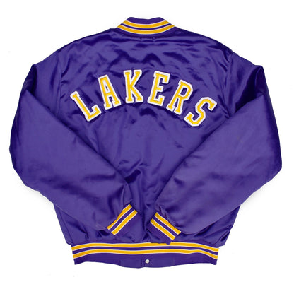 1/1 Los Angeles Lakers Custom Chain Stitch NBA Satin Jacket