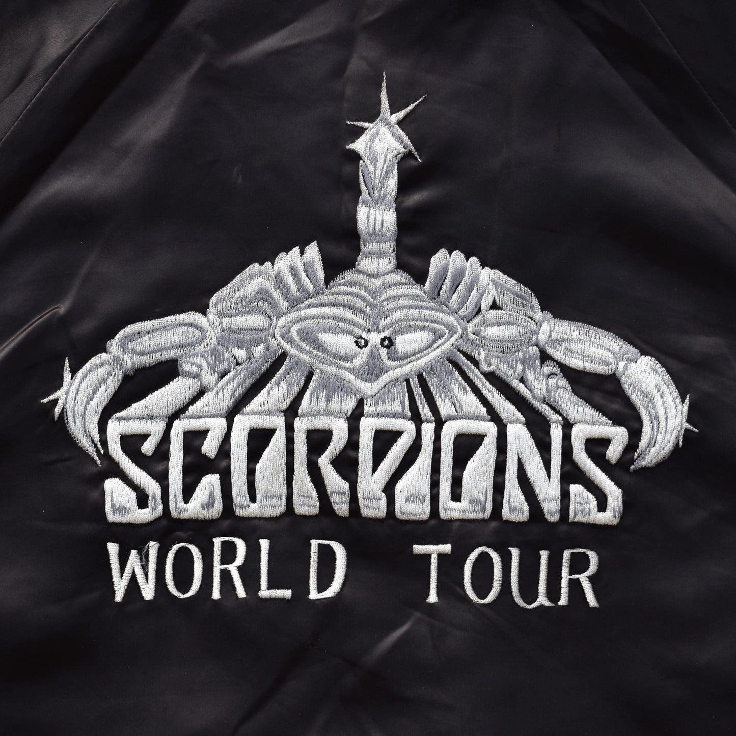 1979 Scorpions Original Lovedrive Embroidered Satin Tour Jacket