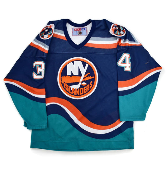 New York Islanders Authentic Bryan Berard CCM Hockey Jersey Size Large