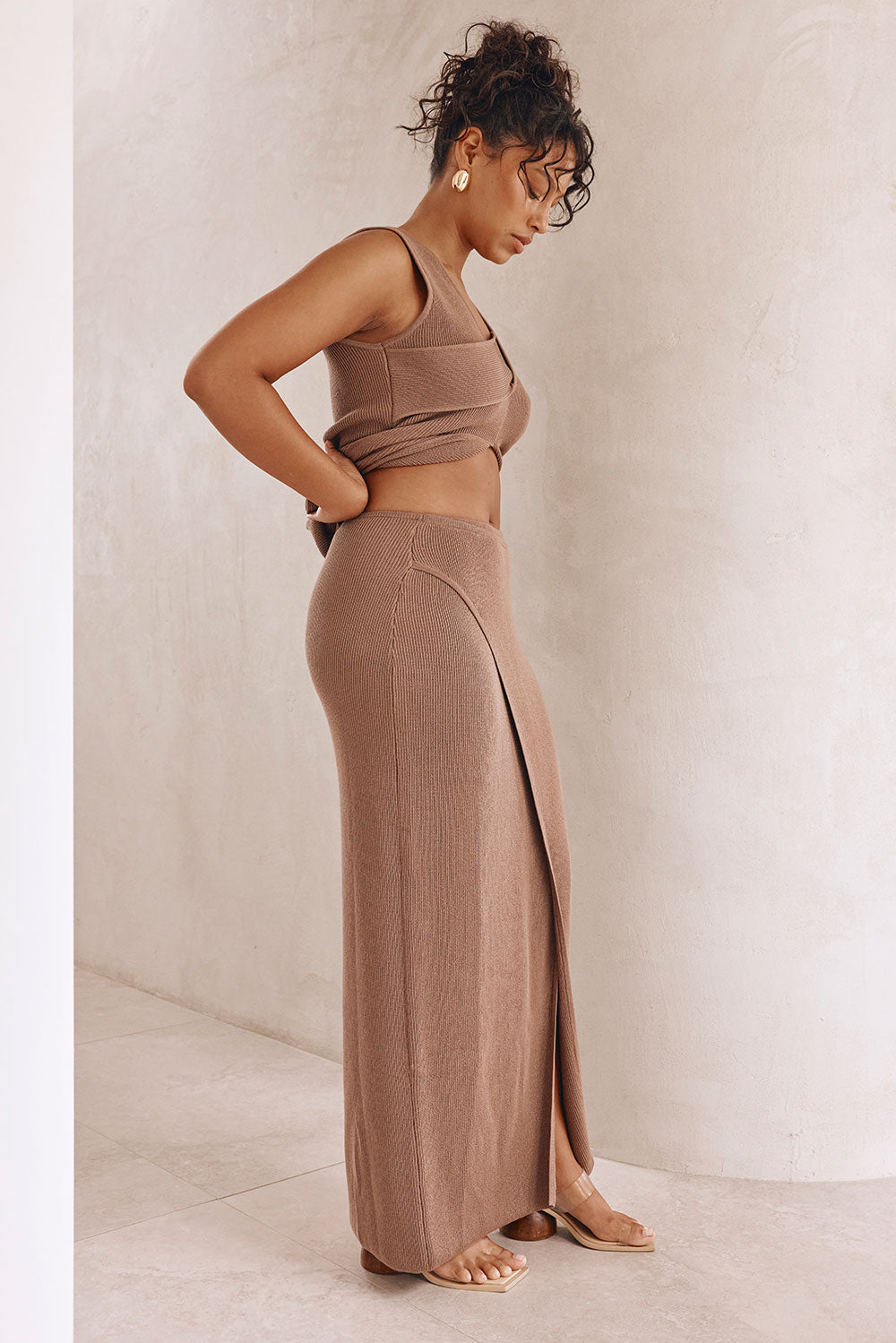 SAMPLE-Bridget Skirt - Chocolate