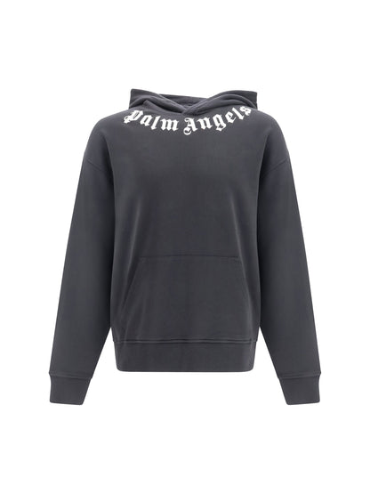 Palm Angels Logo-Embroidered Sweatshirt — Black