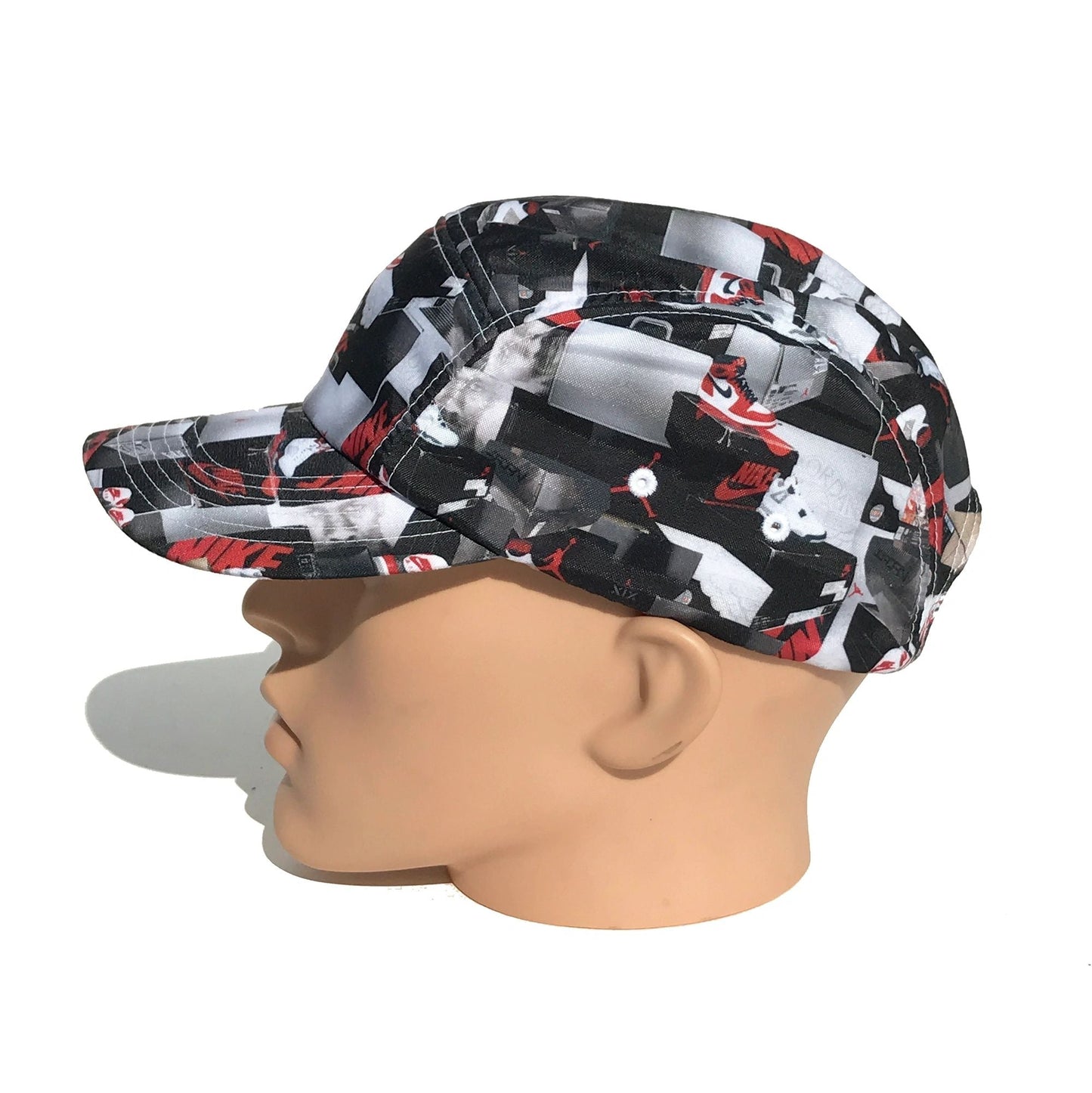 Nike Air Jordan 5 Panel All-Over Shoe Box Print Sample Hat NEW