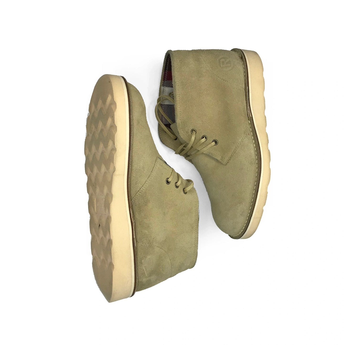 Bape Bathing Ape Beige Suede Chukka Boots in Box Size 8-9