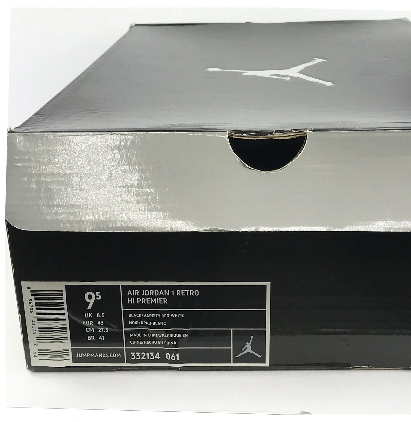 Nike Air Jordan 1 Retro Laser Premium 2008 Size 9.5