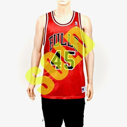 Michael Jordan Chicago Bulls "45" Champion Jersey 48