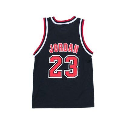 Chicago Bulls Michael Jordan Champion Black Jersey Youth Medium